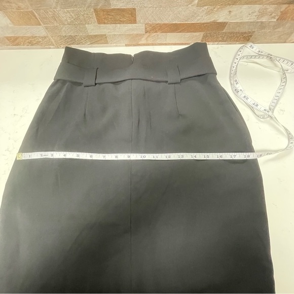 EXPRESS tulip style mini skirt w belt black Sz 8 - Picture 13 of 15